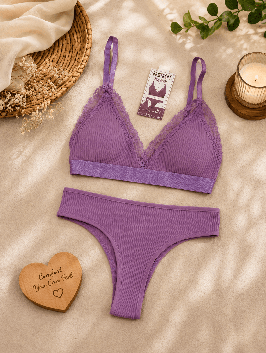 طقم Dominant Bra & Brief Set